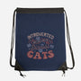 But Willing To Discuss Cats-None-Drawstring-Bag-tobefonseca