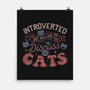 But Willing To Discuss Cats-None-Matte-Poster-tobefonseca