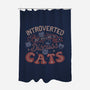 But Willing To Discuss Cats-None-Polyester-Shower Curtain-tobefonseca