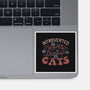 But Willing To Discuss Cats-None-Glossy-Sticker-tobefonseca