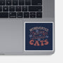 But Willing To Discuss Cats-None-Glossy-Sticker-tobefonseca