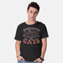 But Willing To Discuss Cats-Mens-Basic-Tee-tobefonseca