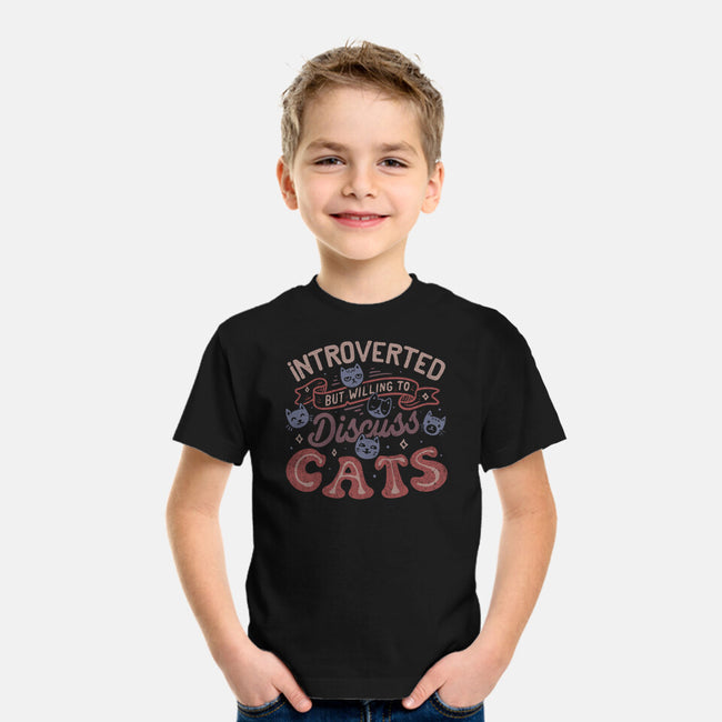 But Willing To Discuss Cats-Youth-Basic-Tee-tobefonseca