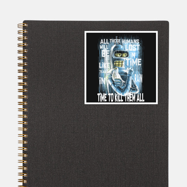 Time To Kill-None-Glossy-Sticker-zascanauta