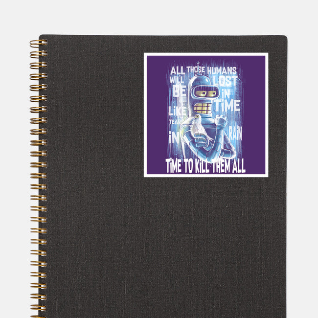 Time To Kill-None-Glossy-Sticker-zascanauta