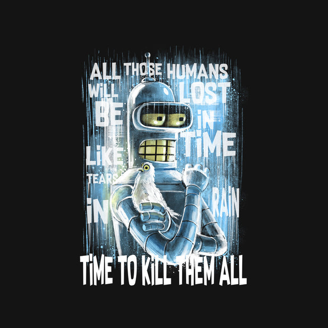 Time To Kill-Womens-Fitted-Tee-zascanauta