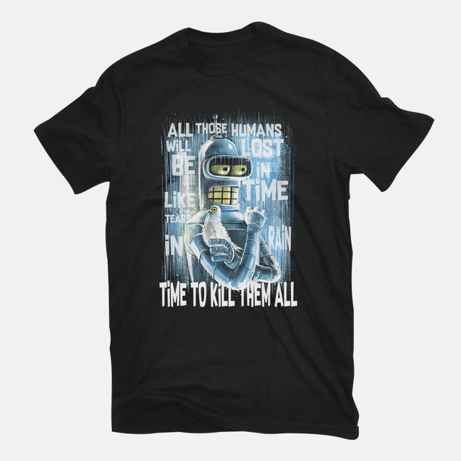 Time To Kill-Womens-Fitted-Tee-zascanauta