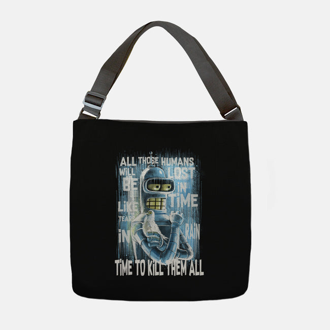 Time To Kill-None-Adjustable Tote-Bag-zascanauta