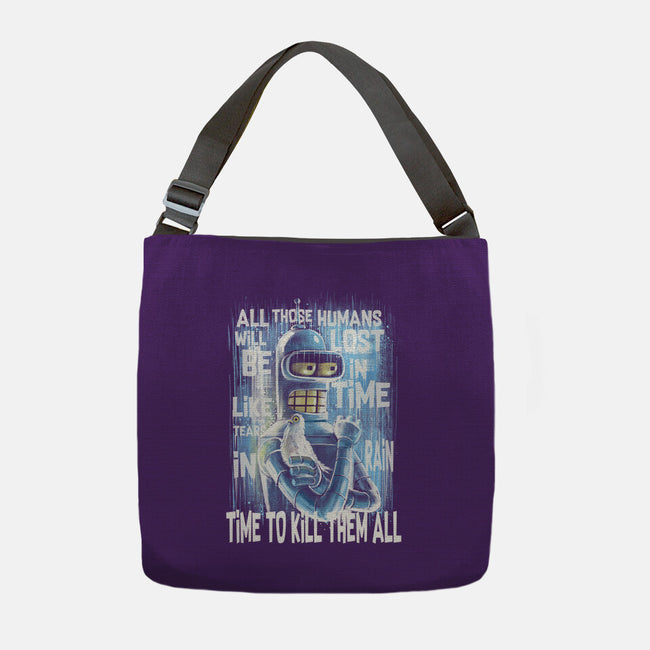 Time To Kill-None-Adjustable Tote-Bag-zascanauta