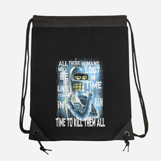 Time To Kill-None-Drawstring-Bag-zascanauta