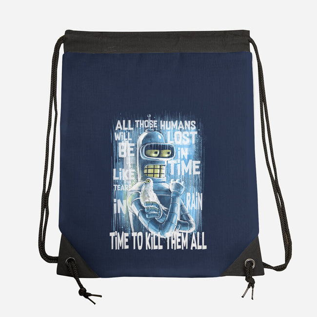 Time To Kill-None-Drawstring-Bag-zascanauta