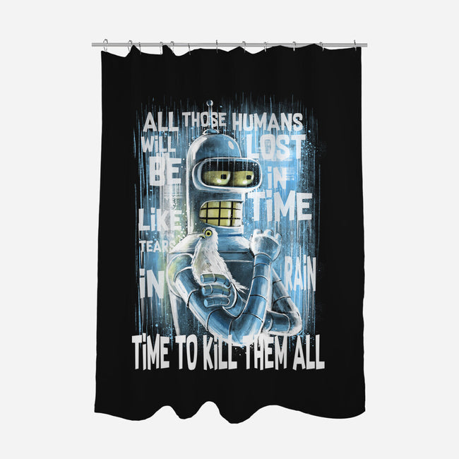 Time To Kill-None-Polyester-Shower Curtain-zascanauta