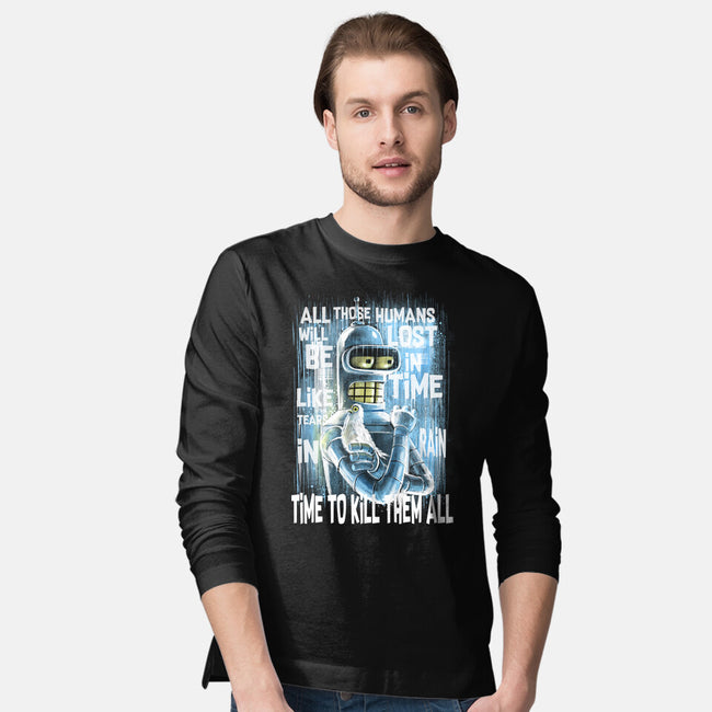 Time To Kill-Mens-Long Sleeved-Tee-zascanauta
