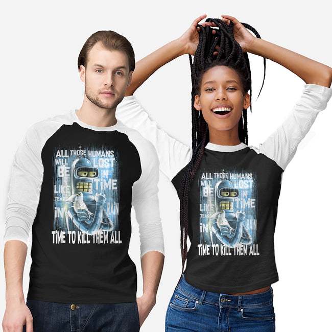 Time To Kill-Unisex-Baseball-Tee-zascanauta