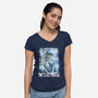 Time To Kill-Womens-V-Neck-Tee-zascanauta