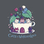 Alice Cats Tea-Womens-Fitted-Tee-tobefonseca