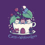 Alice Cats Tea-Womens-Fitted-Tee-tobefonseca