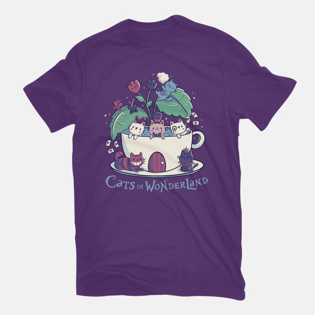 Alice Cats Tea-Womens-Basic-Tee-tobefonseca