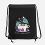 Alice Cats Tea-None-Drawstring-Bag-tobefonseca