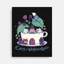 Alice Cats Tea-None-Stretched-Canvas-tobefonseca