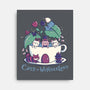 Alice Cats Tea-None-Stretched-Canvas-tobefonseca
