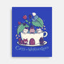 Alice Cats Tea-None-Stretched-Canvas-tobefonseca