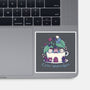 Alice Cats Tea-None-Glossy-Sticker-tobefonseca