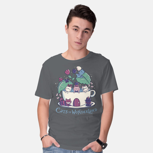 Alice Cats Tea-Mens-Basic-Tee-tobefonseca