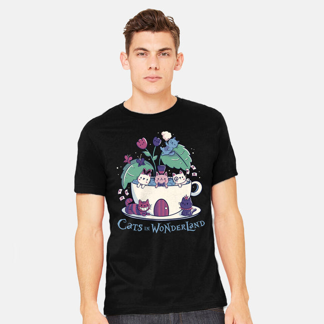 Alice Cats Tea-Mens-Heavyweight-Tee-tobefonseca