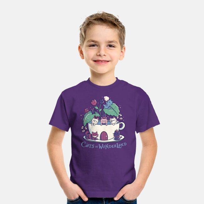 Alice Cats Tea-Youth-Basic-Tee-tobefonseca