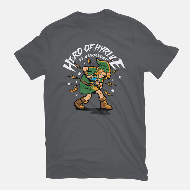 Hero Game Music Comic-Unisex-Basic-Tee-Studio Mootant