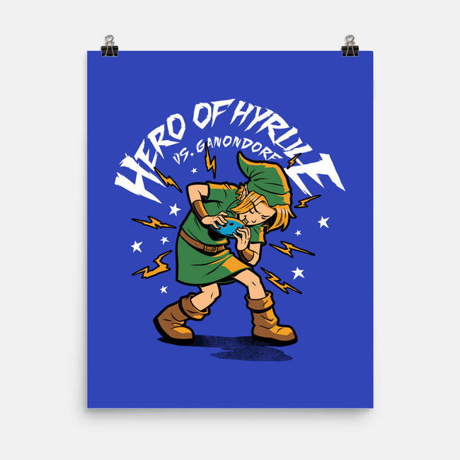 Hero Game Music Comic-None-Matte-Poster-Studio Mootant