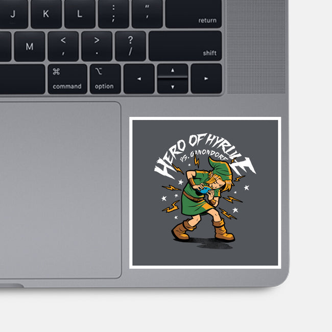 Hero Game Music Comic-None-Glossy-Sticker-Studio Mootant