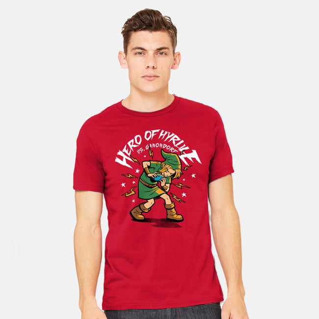 Hero Game Music Comic-Mens-Heavyweight-Tee-Studio Mootant