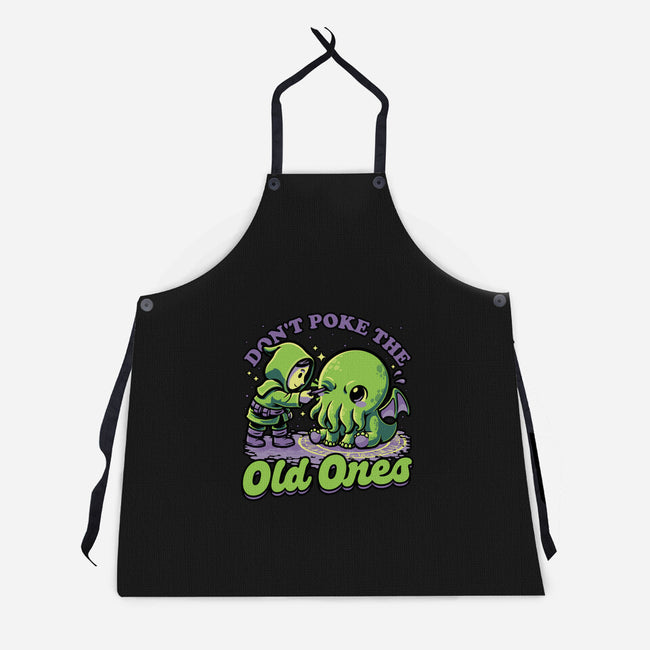 Cthulhu Joke Ritual-Unisex-Kitchen-Apron-Studio Mootant