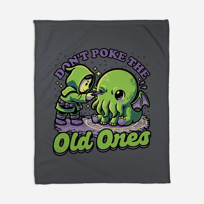Cthulhu Joke Ritual-None-Fleece-Blanket-Studio Mootant