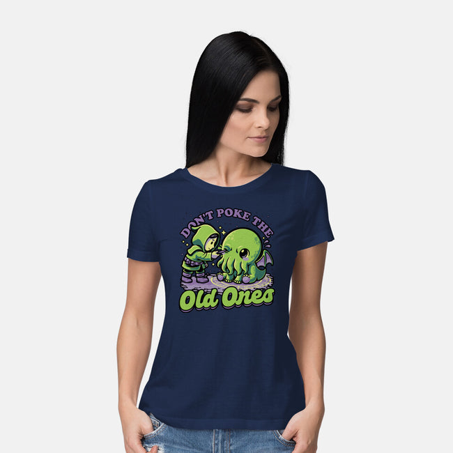 Cthulhu Joke Ritual-Womens-Basic-Tee-Studio Mootant