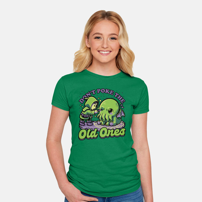 Cthulhu Joke Ritual-Womens-Fitted-Tee-Studio Mootant