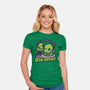 Cthulhu Joke Ritual-Womens-Fitted-Tee-Studio Mootant
