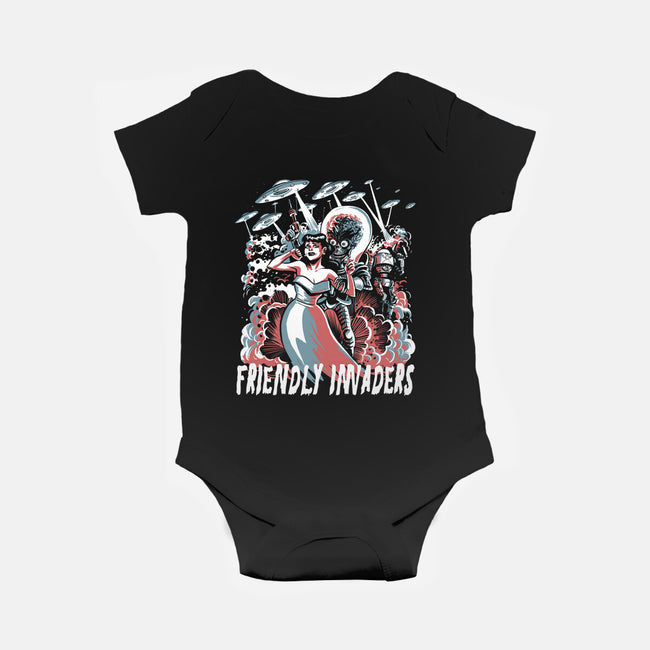 Friendly Invaders-Baby-Basic-Onesie-zascanauta