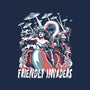 Friendly Invaders-None-Fleece-Blanket-zascanauta