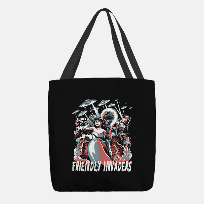 Friendly Invaders-None-Basic Tote-Bag-zascanauta
