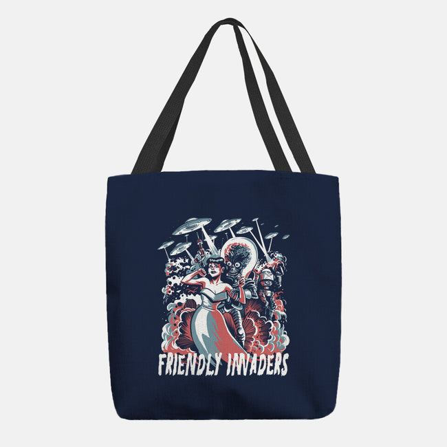 Friendly Invaders-None-Basic Tote-Bag-zascanauta