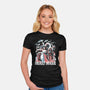 Friendly Invaders-Womens-Fitted-Tee-zascanauta