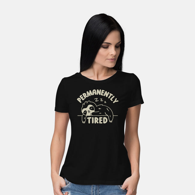 Permanently Tired-Womens-Basic-Tee-brunopires