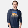 Tech Support Cat-Mens-Long Sleeved-Tee-sachpica