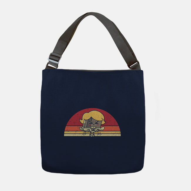 Retro Wind-Up Girl-None-Adjustable Tote-Bag-rarpoint