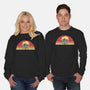 Retro Wind-Up Girl-Unisex-Crew Neck-Sweatshirt-rarpoint
