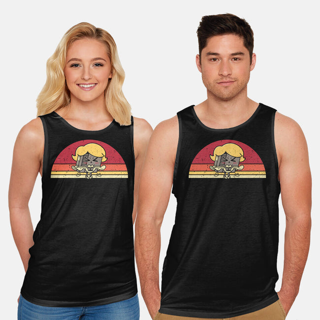 Retro Wind-Up Girl-Unisex-Basic-Tank-rarpoint