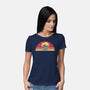 Retro Wind-Up Girl-Womens-Basic-Tee-rarpoint